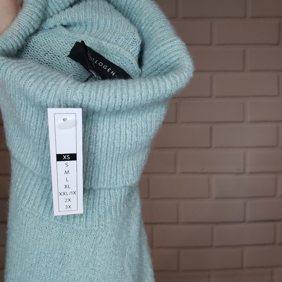 Halogen turtleneck‎ sweater in blue raindrop - Size XS - Picture 10 of 11